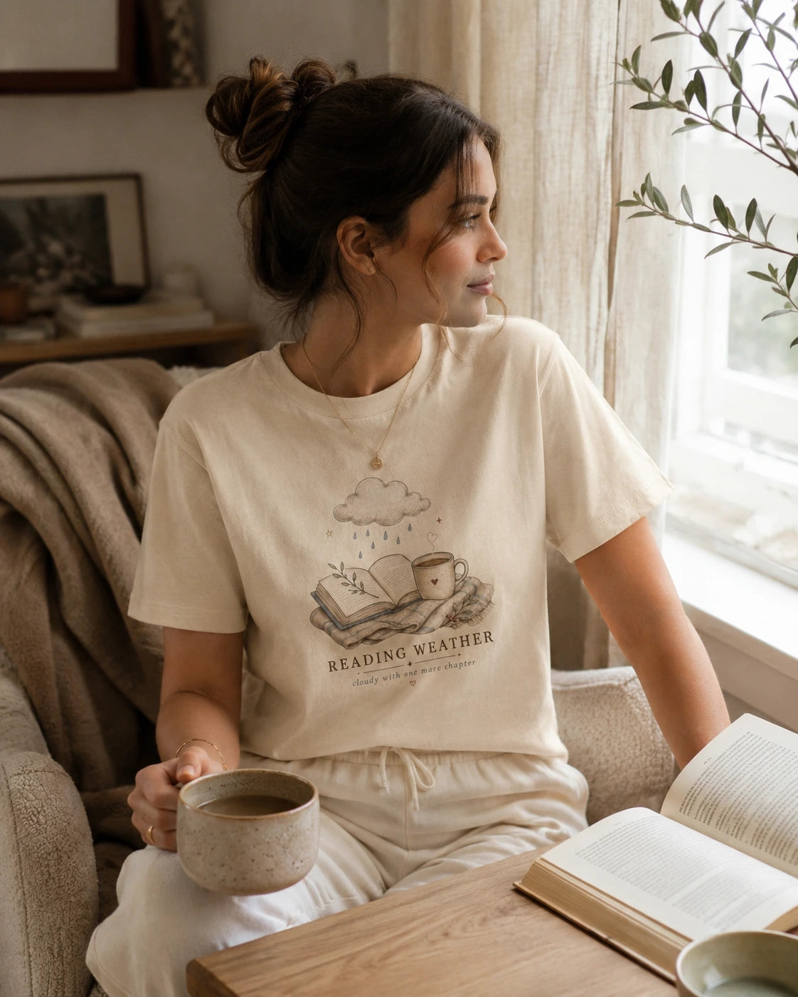 Reading Weather - Ladies Organic Shirt