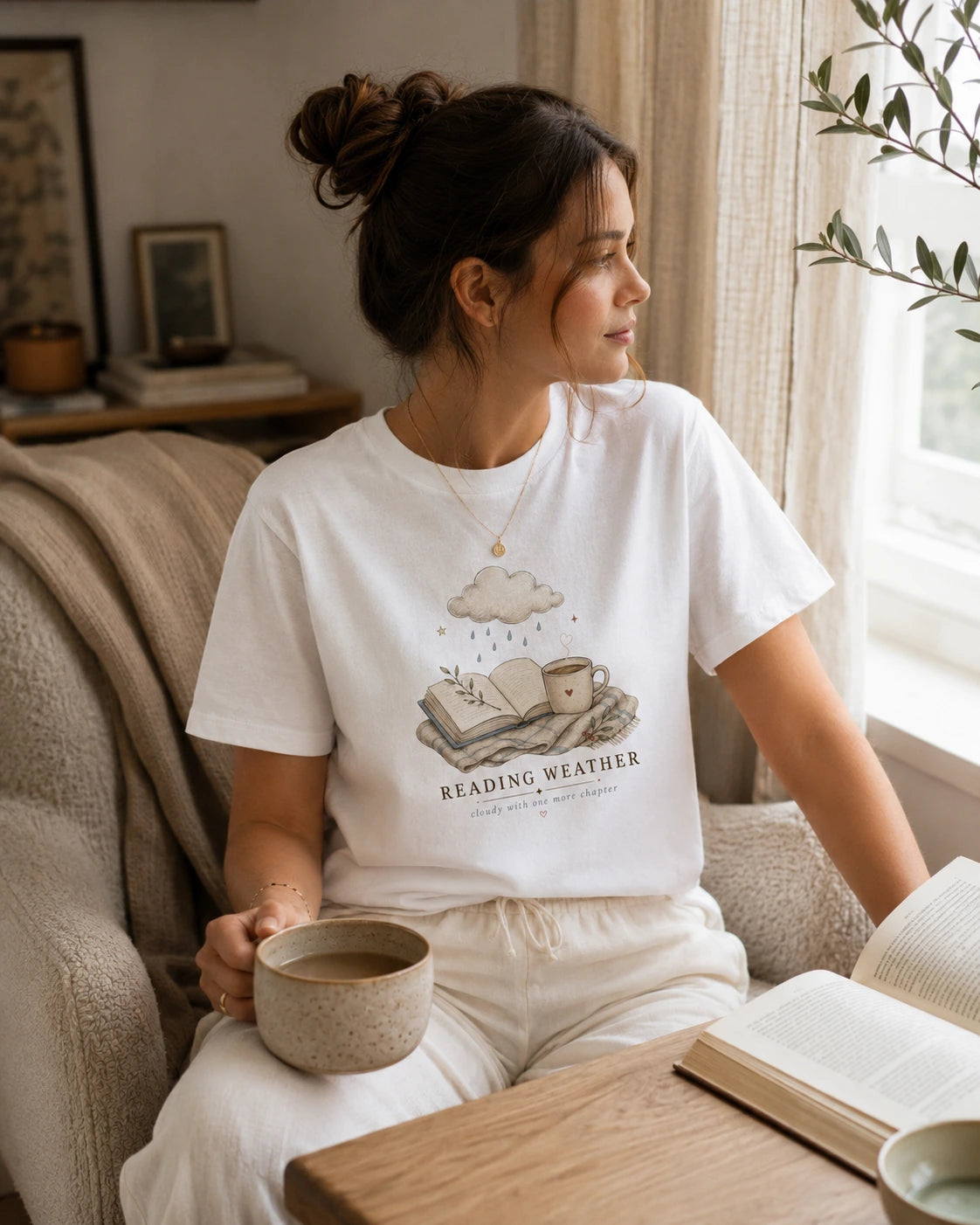 Reading Weather - Ladies Organic Shirt