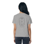 Langsames Brennen – Ladies Organic Shirt (Backprint)