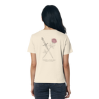 Feinde zu Liebenden – Ladies Organic Shirt (Backprint)