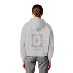 Nicht beschädigt. Annotiert. – Womens Organic Boxcut Hoodie (Backprint)