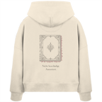 Nicht beschädigt. Annotiert. – Womens Organic Boxcut Hoodie (Backprint)