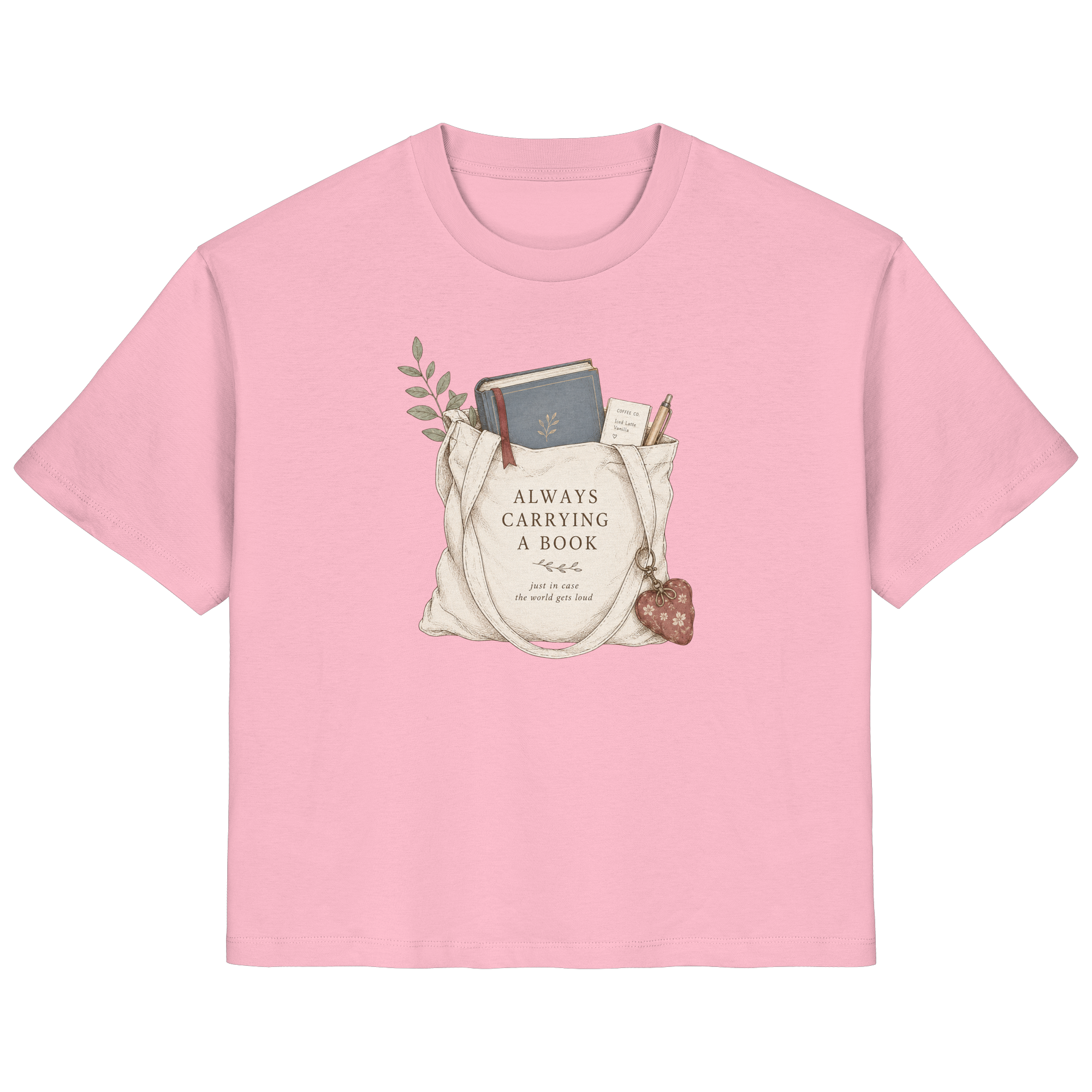 Always Carrying a Book - Ladies Organic Shirt