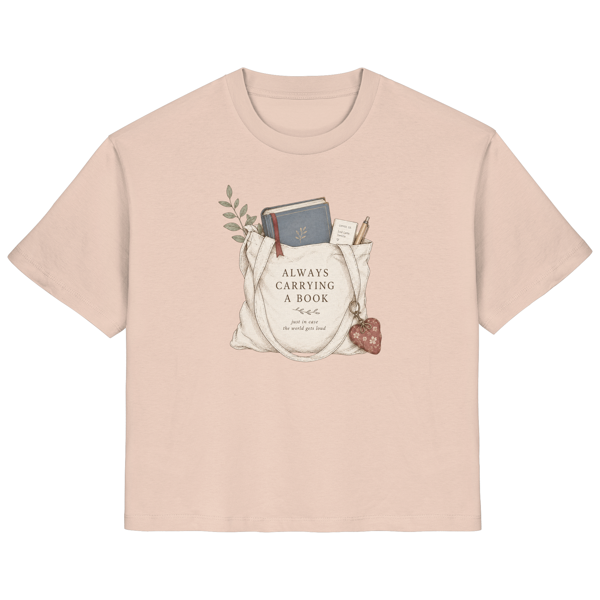 Always Carrying a Book - Ladies Organic Shirt