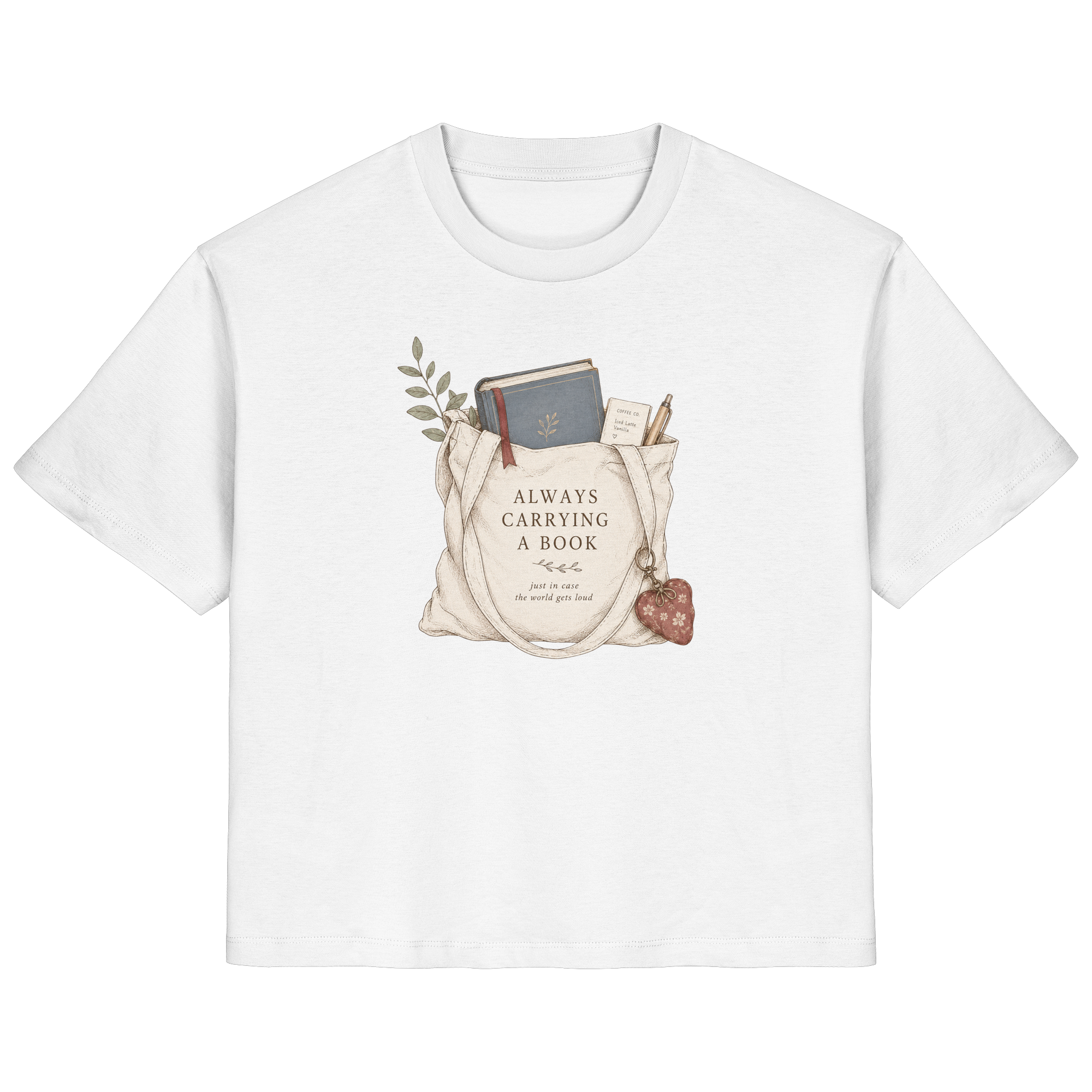 Always Carrying a Book - Ladies Organic Shirt