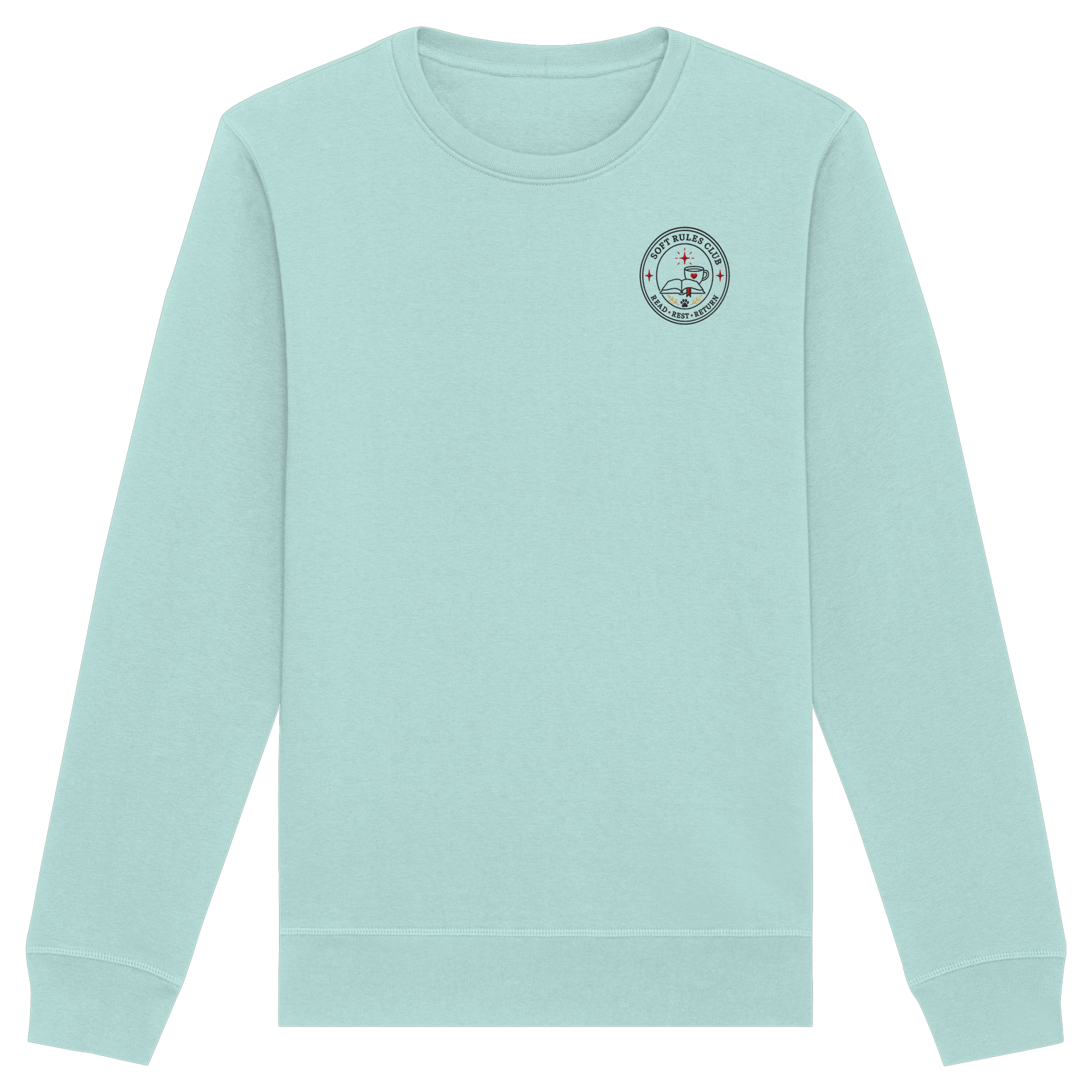 Soft Rules Club Seal - Organic Basic Unisex Sweatshirt