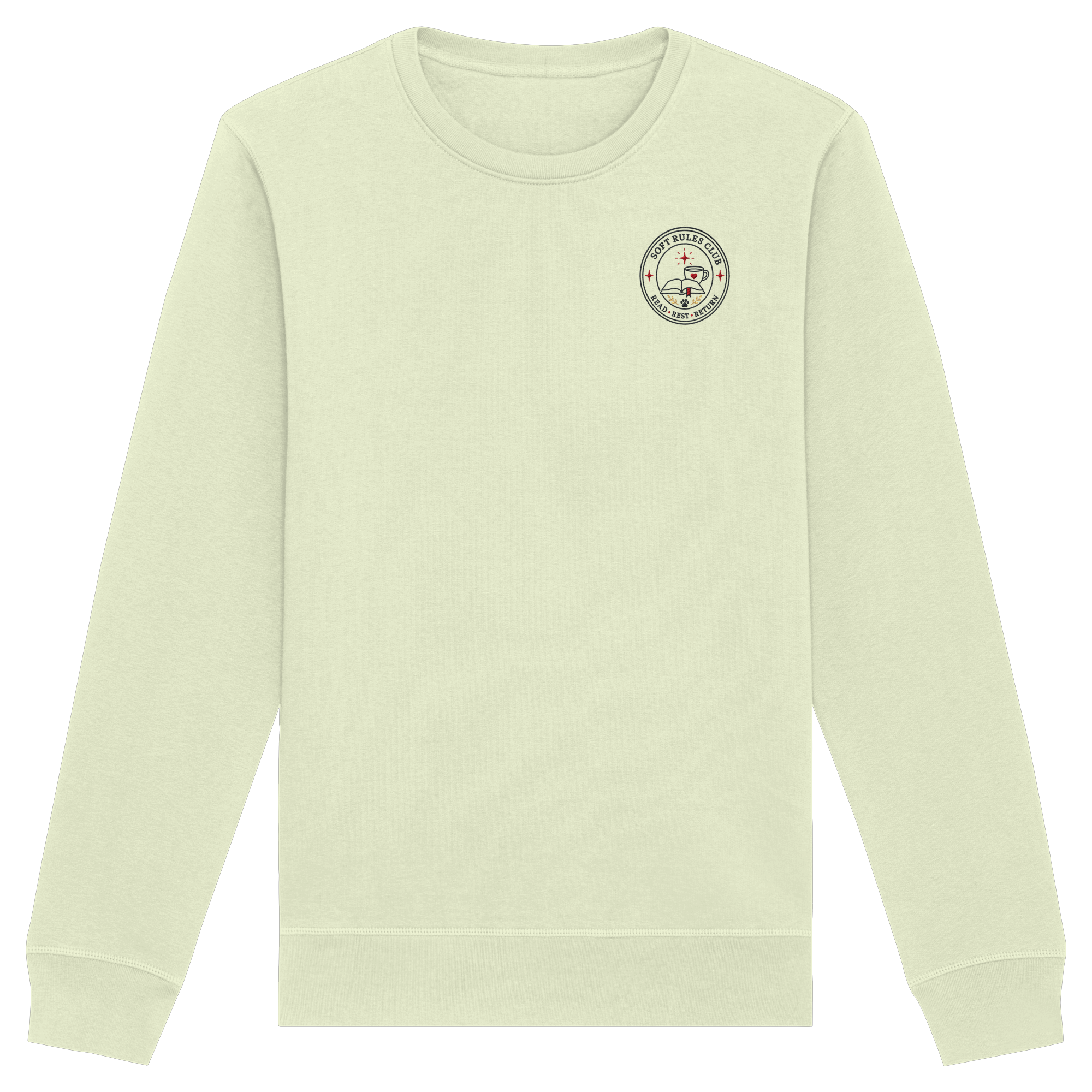 Soft Rules Club Seal - Organic Basic Unisex Sweatshirt