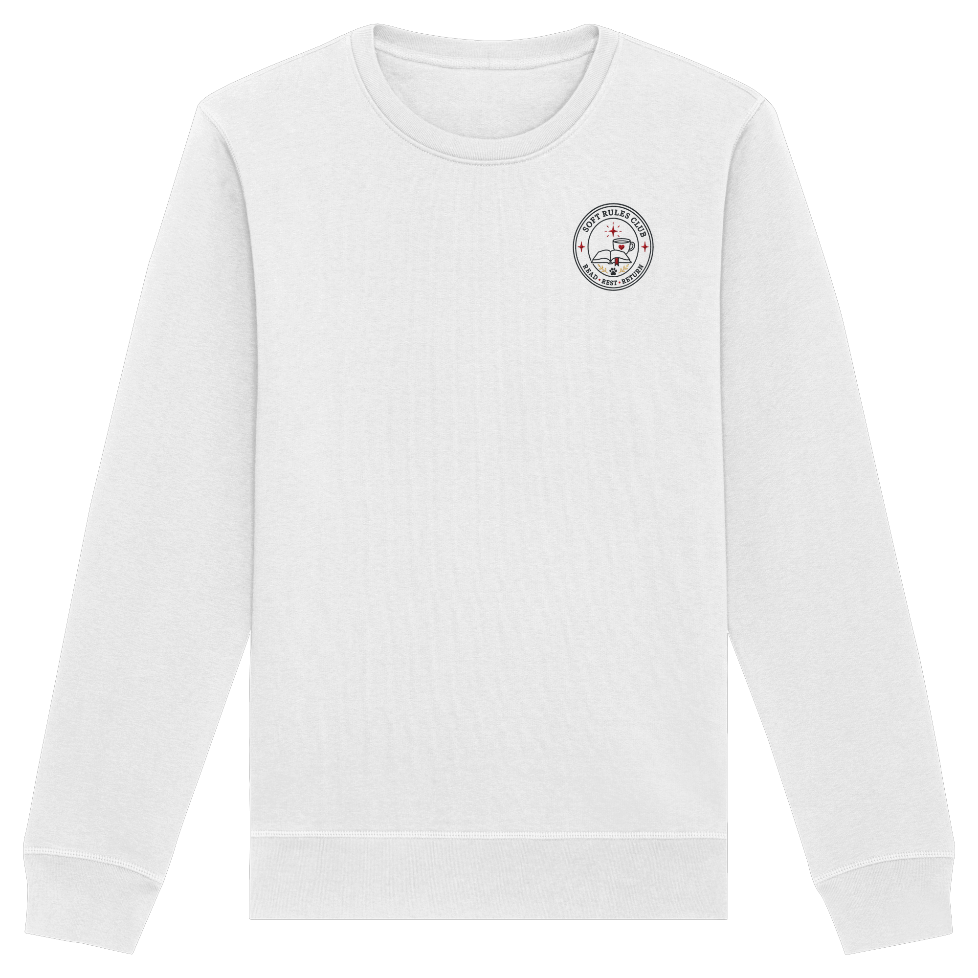 Soft Rules Club Seal - Organic Basic Unisex Sweatshirt