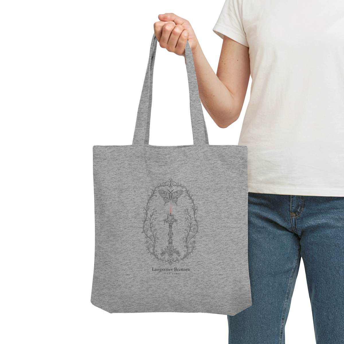 Langsames Brennen – Organic Tote-Bag