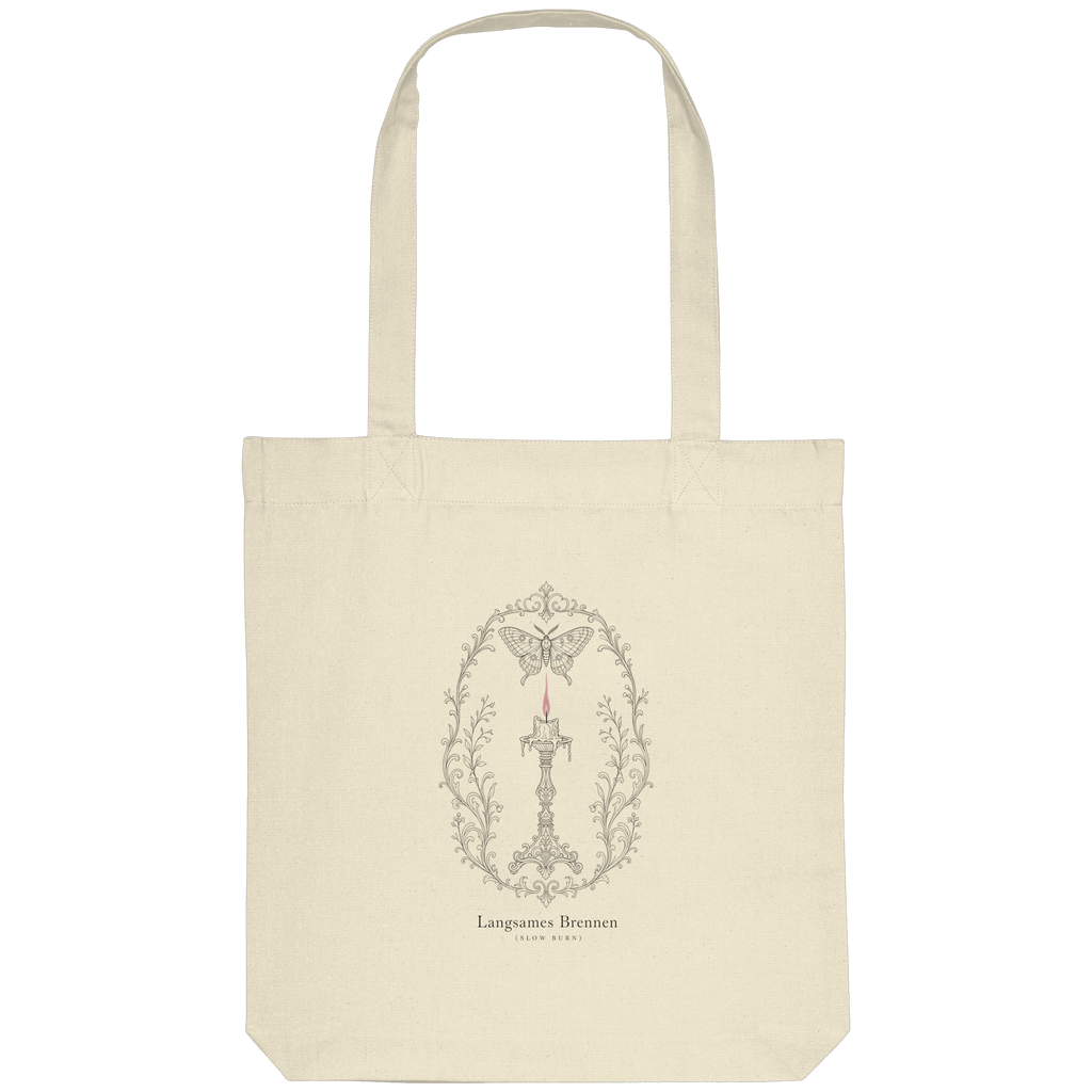 Langsames Brennen – Organic Tote-Bag