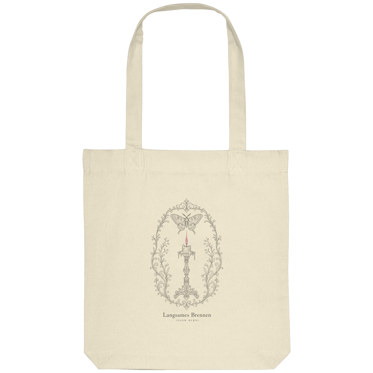 Langsames Brennen – Organic Tote-Bag