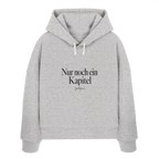 Nur noch ein Kapitel – Womens Organic Boxcut Hoodie