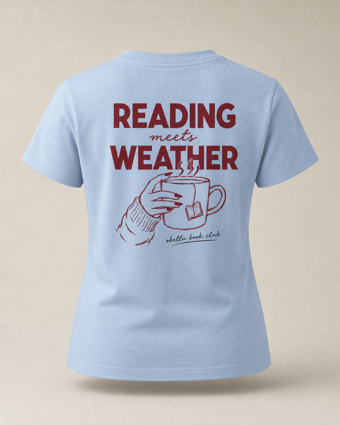 Reading Meets Weather – Classic T-Shirt in Blue Soul – 3D-Produktansicht